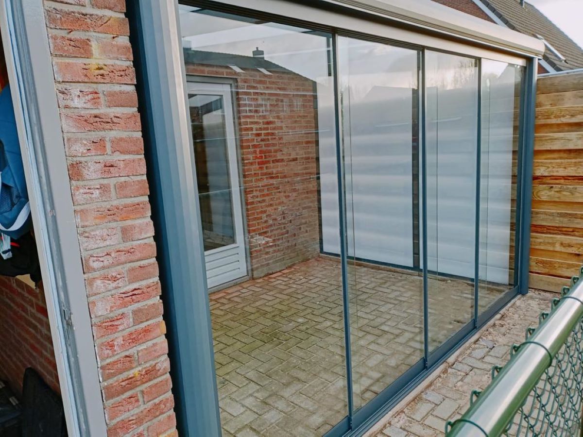 Sliding Glass System — 3 to 6 rails, veranda door set