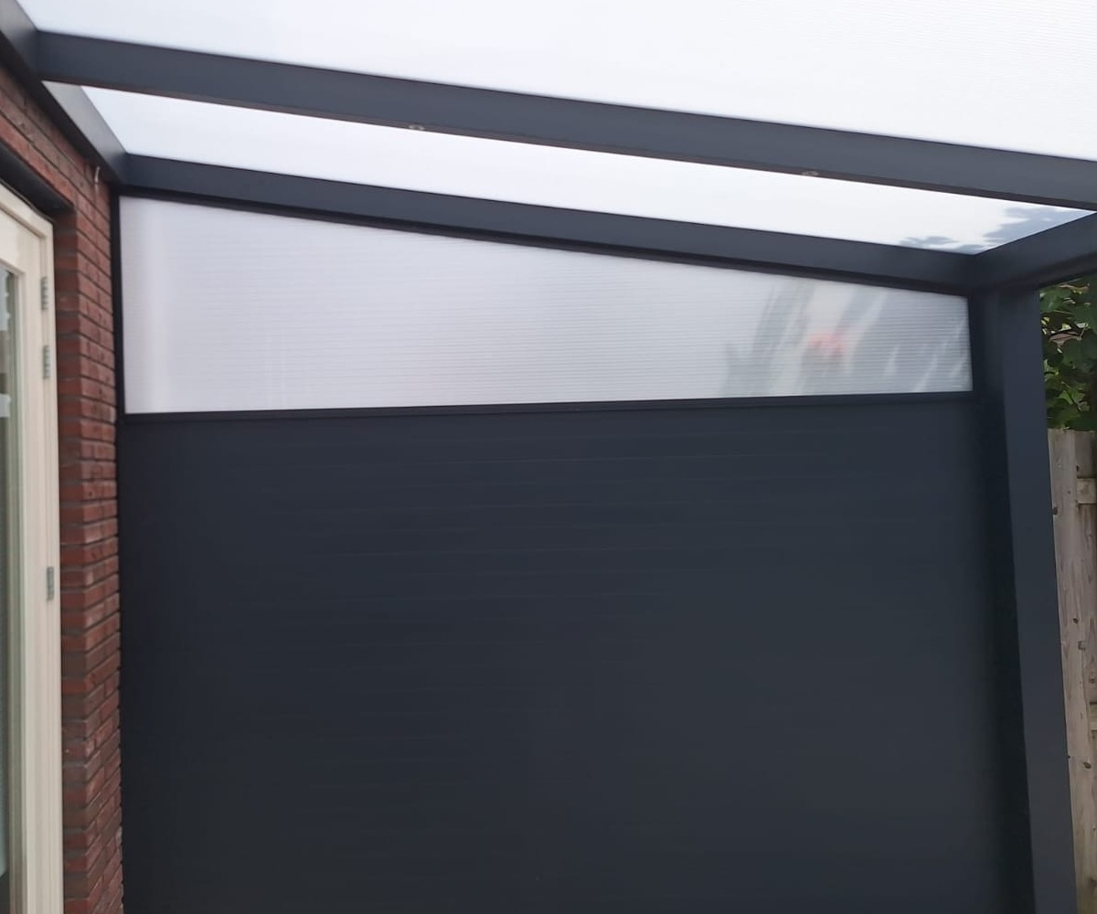 Triangular side panel — polycarbonate